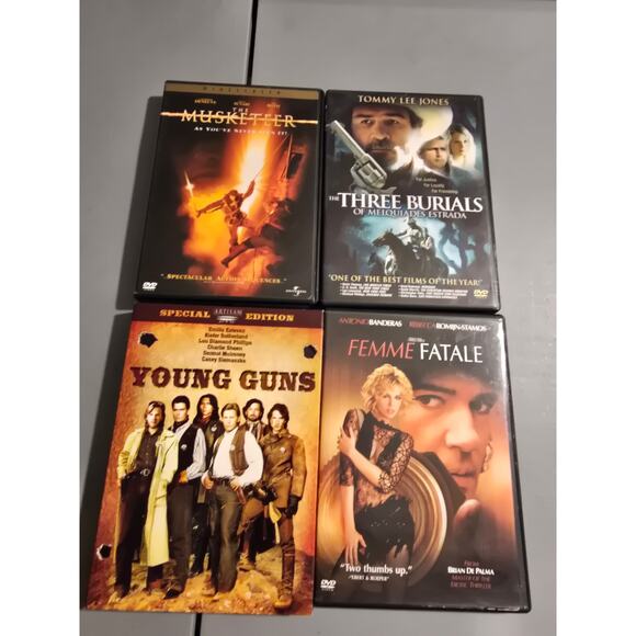 4 DVDS Titles in Description - Picture 1 of 6